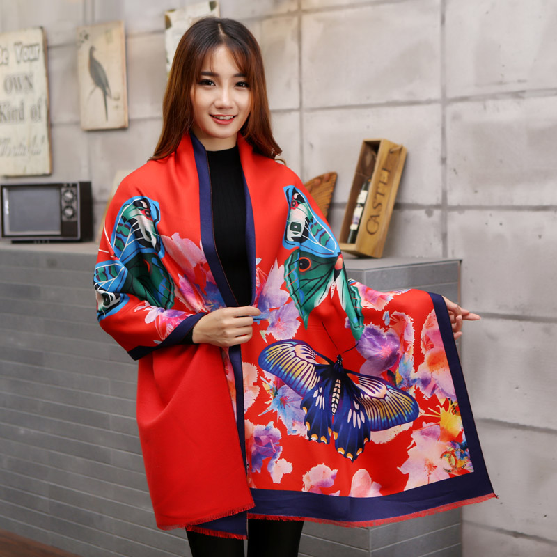 2015新款韩版高档女士围巾羊绒围巾加大加厚女秋冬季披肩超长披肩