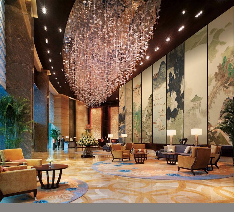 日式和风浮世绘日本画特大尺寸大堂料理酒店风景订制超大幅装饰画