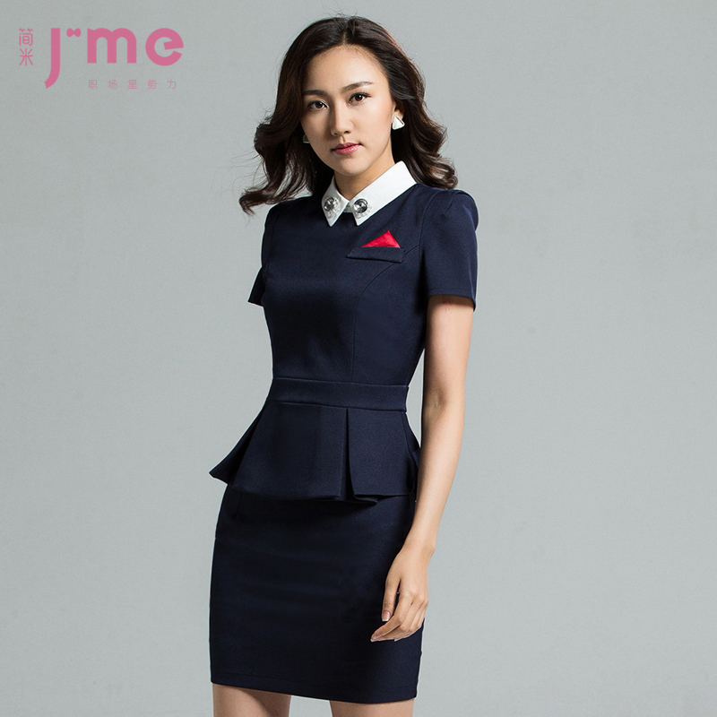 J-ME春夏新款职业装女装套裙套装正装面试装ol气质女士工作服