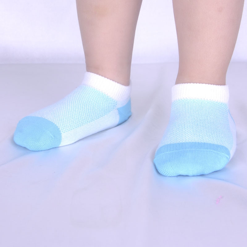 纯棉儿童袜子 春夏薄款宝宝无骨男女船袜 2-4-6-8岁婴儿短筒船袜