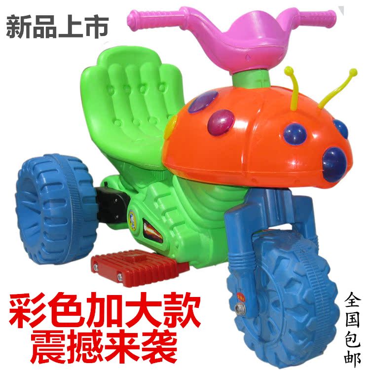 儿童电动车摩托车三轮男女玩具车可坐遥控车小孩双驱包邮新款大号