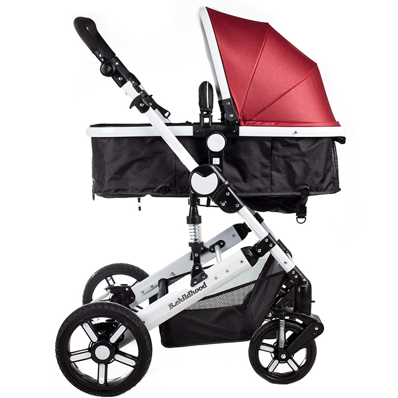 欧洲出口婴儿推车可坐可躺避减震折叠宝宝手推大轮BB高景观婴儿车