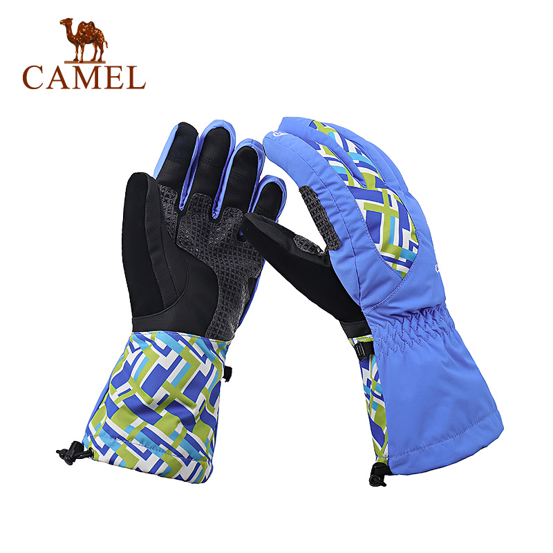 特价骆驼攀冰秋季自行车越野男女运动情侣款防风耐磨保暖滑雪手套