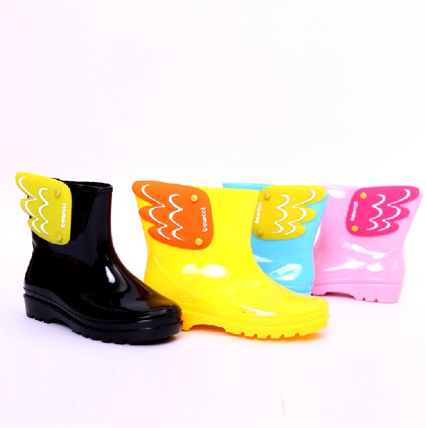 正品专柜bearcat新款儿童雨靴宝宝雨鞋 男童女童水鞋韩国 女 包邮