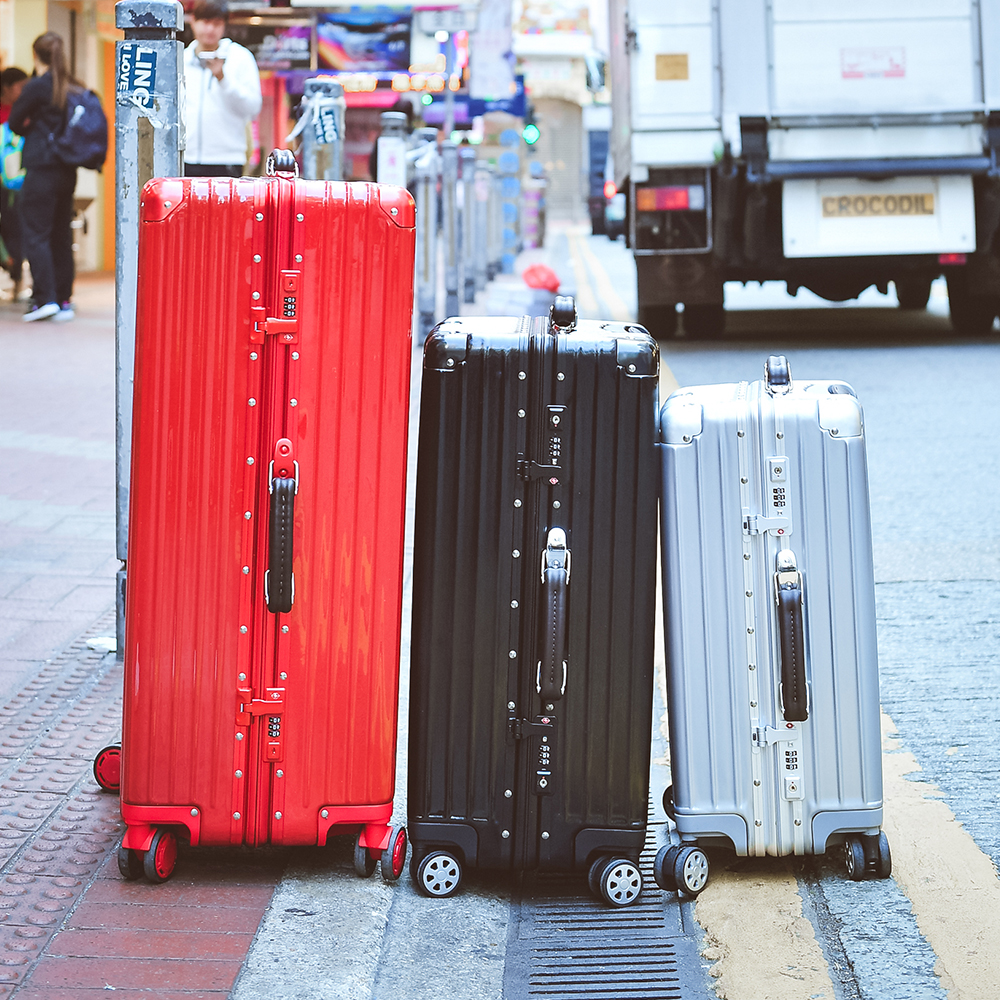 明星同款复古铝框行李箱旅行箱拉杆箱子皮箱包万向轮韩版男女24寸