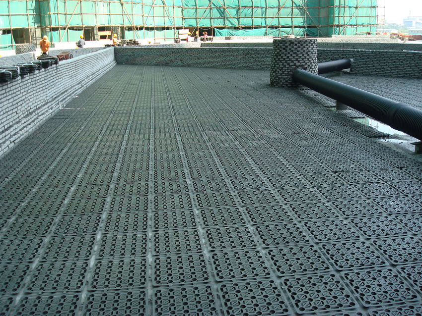 厂家特价批发屋顶花园塑料蓄排水板土工布绿化工程专用生产供应