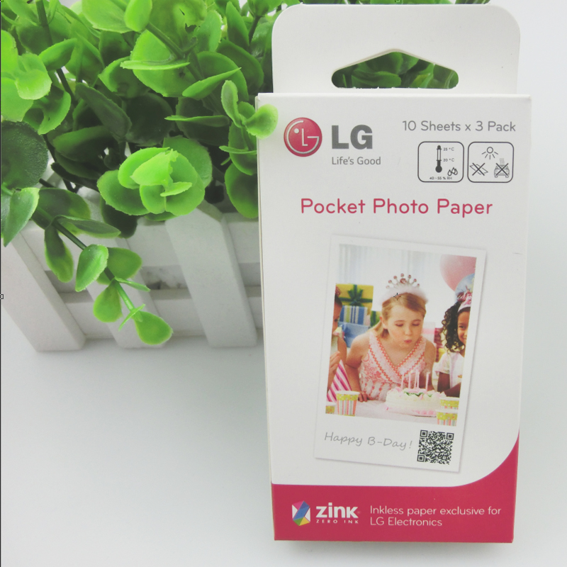 LG PD251 照片打印机相纸迷你口袋照片打印机专用ZINK相纸PD239PW