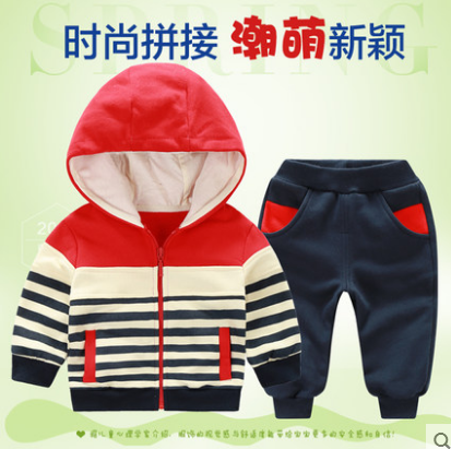 婴儿衣服秋季男女儿童0-123岁宝宝秋装潮婴幼儿外出服长袖套装