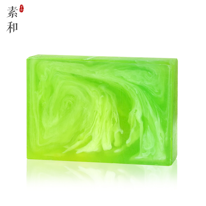 橄榄油芦荟精油皂 透明质酸保湿补水控油手工皂洁面皂洗脸皂100g