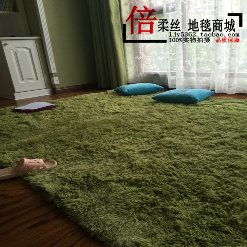 欧式加长羽绒毛地毯 客厅茶几房间卧室床边飘窗垫 满铺地毯 定制