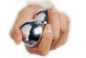 厂家直销纯304不锈钢实心健身球 老人钢球5060mm手球 保健球 铁球