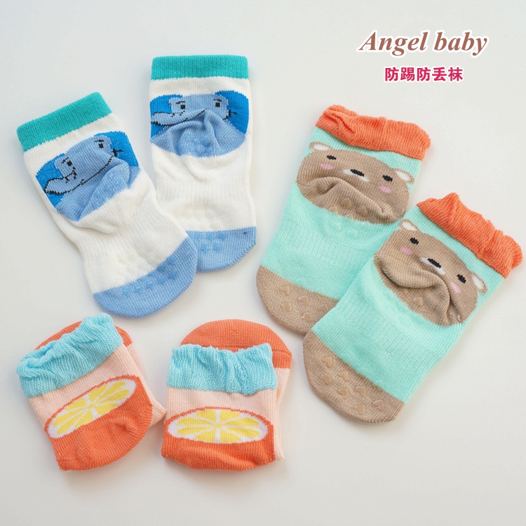 韩男女宝宝秋款袜子儿童卡通防滑袜2016新款童袜婴幼儿松口地板袜