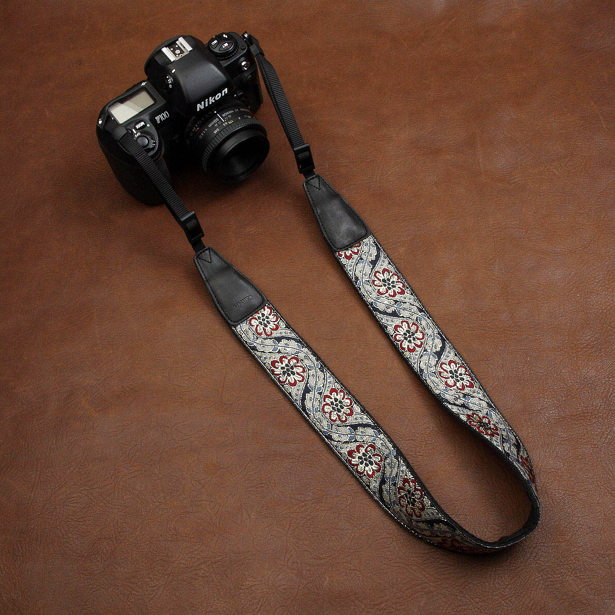 cam-in 绣花系列民族风 单反数码照相机背带 微单摄影肩带F8161