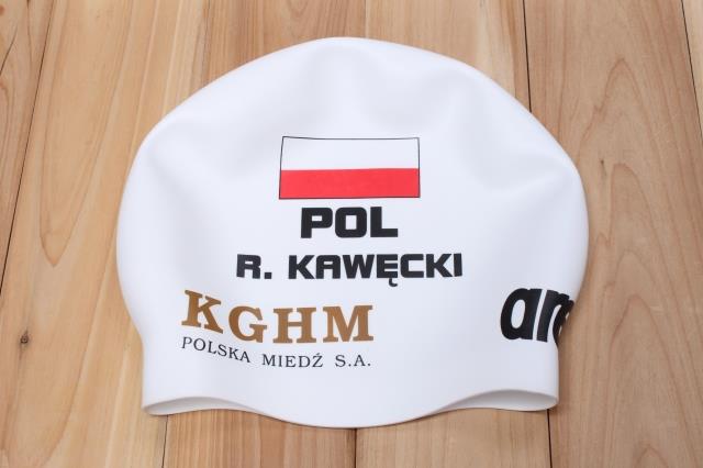 Arena/阿瑞娜 无缝硅胶泳帽 荷兰比赛纪念款 男女泳帽白色款