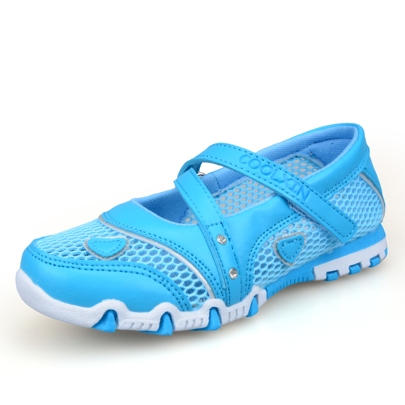 2016年新款夏季儿童女童鞋单网镂空运动鞋透气网面女孩公主跑步鞋