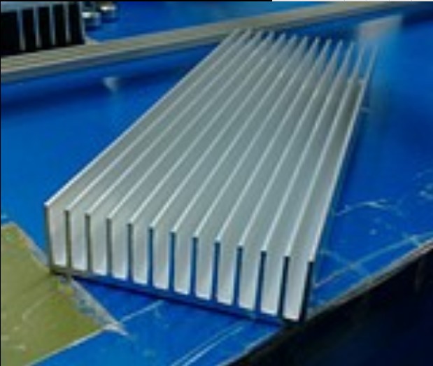 铝型材散热器电子散热器散热片宽74高22长100 长度可任意定制