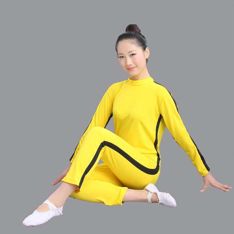 春夏瑜伽服连体服装女 韩版莫代尔瑜珈舞蹈服大码形体服体操服装