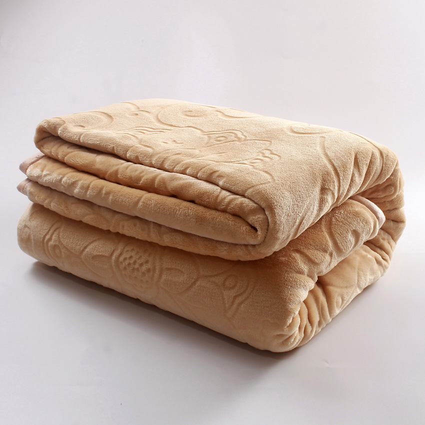 毛毯加厚珊瑚绒毯子双层法兰绒秋冬季拉舍尔毛巾被单人双人盖毯