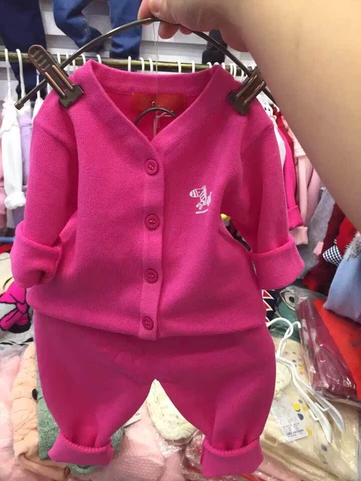 宝宝毛衣套装 呼呼兔正品男女童针织开衫婴幼儿针织套装0-1-2-3岁