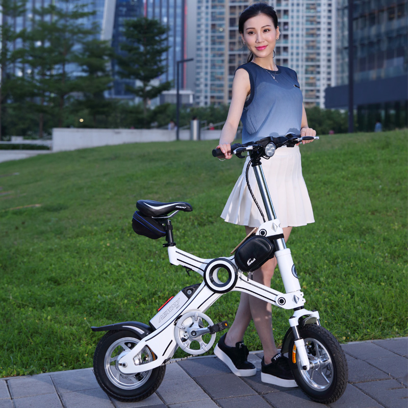 恩斯迈X3 代驾电动自行车助力 锂电池折叠电动车 代步车成人单车