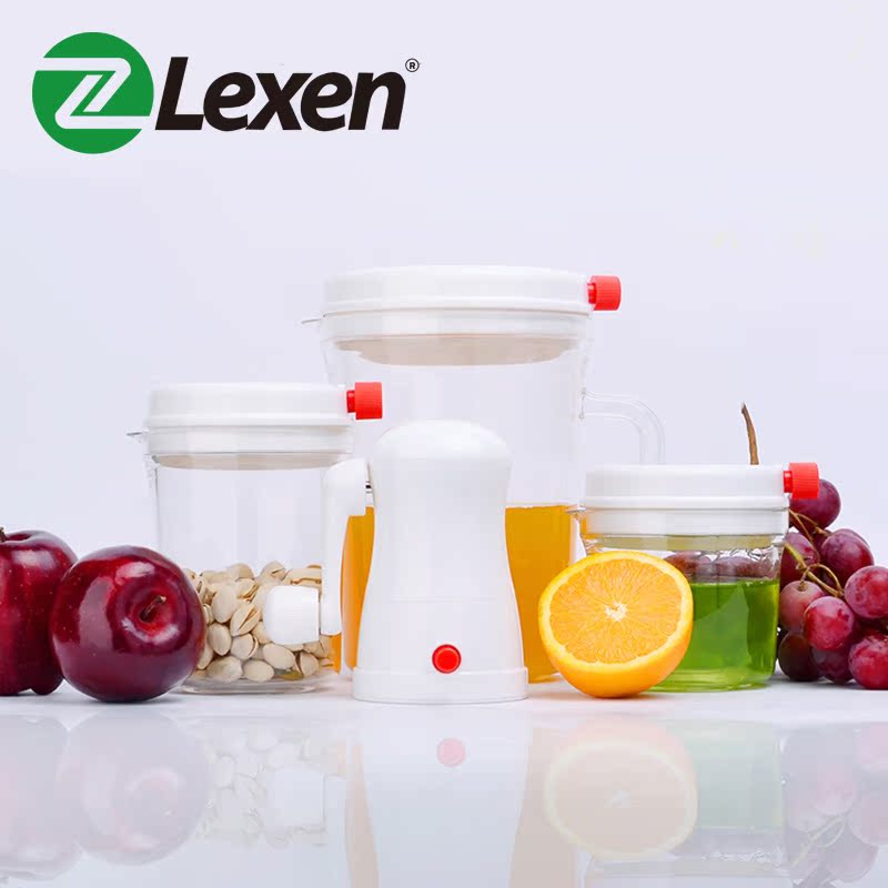 Lexen真空储存罐 套装 独特真空罐设计，耐用，长久保持食物新鲜