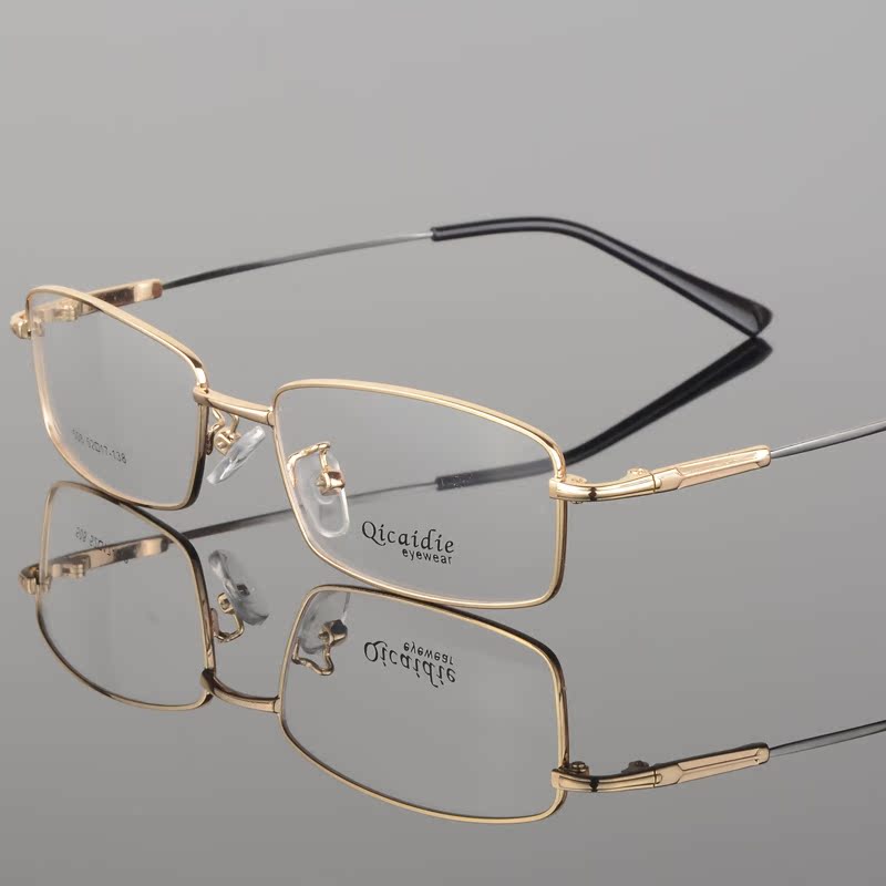 近视眼镜男超轻眼镜框男全框钛合金眼镜架平光眼睛框配成品近视镜
