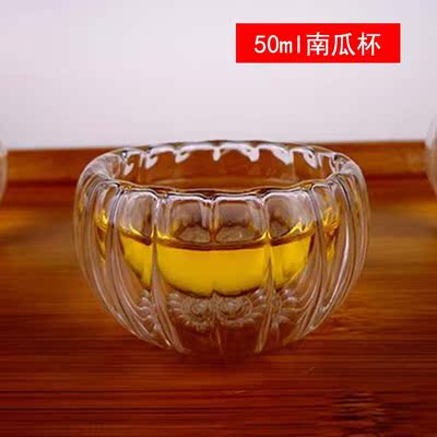 特价耐热高温玻璃茶具透明带把小品茗杯防烫防爆配茶壶或6只起售