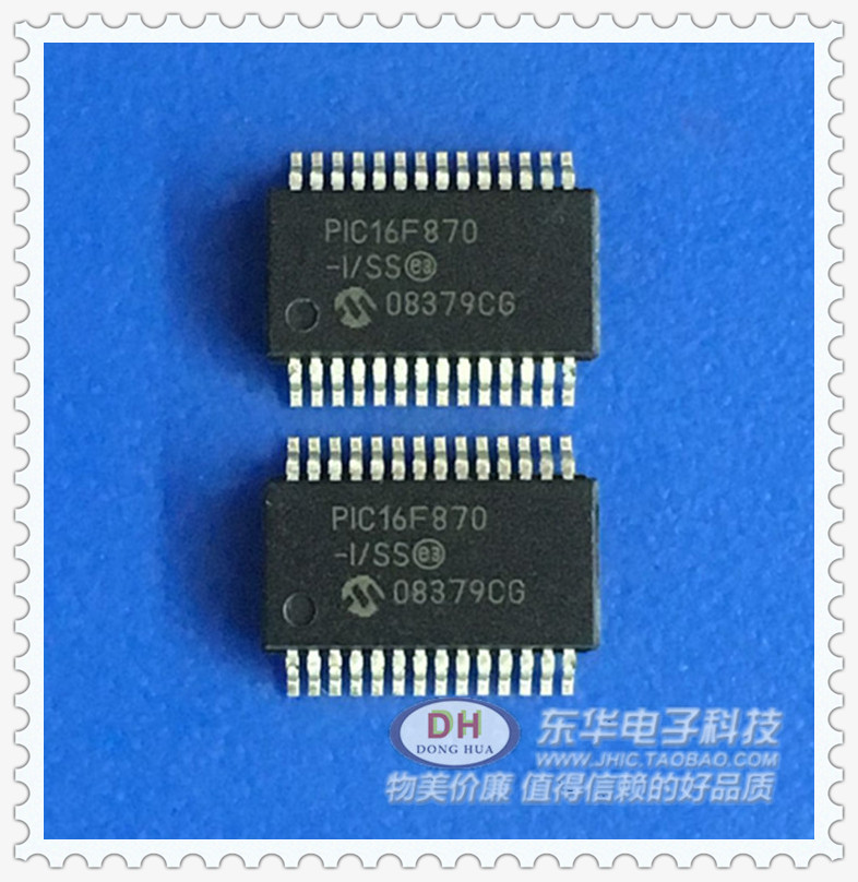 16F870 PIC16F870-I/SS SSOP28原装进口微控制器芯片闪存质优价廉