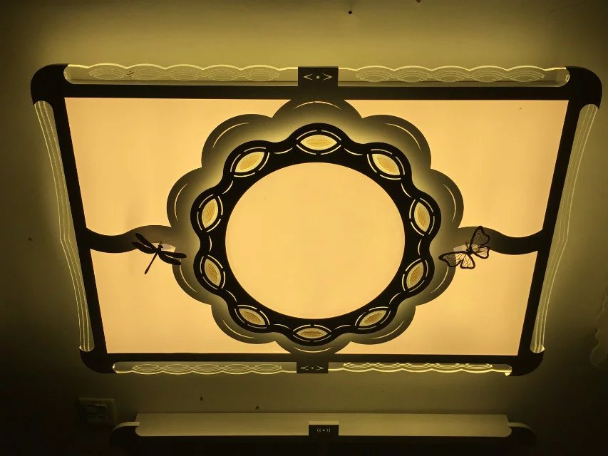 LED侧发光亚克力客厅灯具长方形大气现代简约卧室led吸顶灯饰