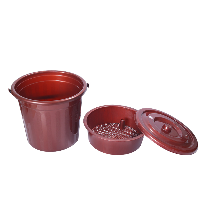 茶具套装配件茶桶茶渣桶排水桶塑料带盖过滤水桶茶叶垃圾桶废水桶