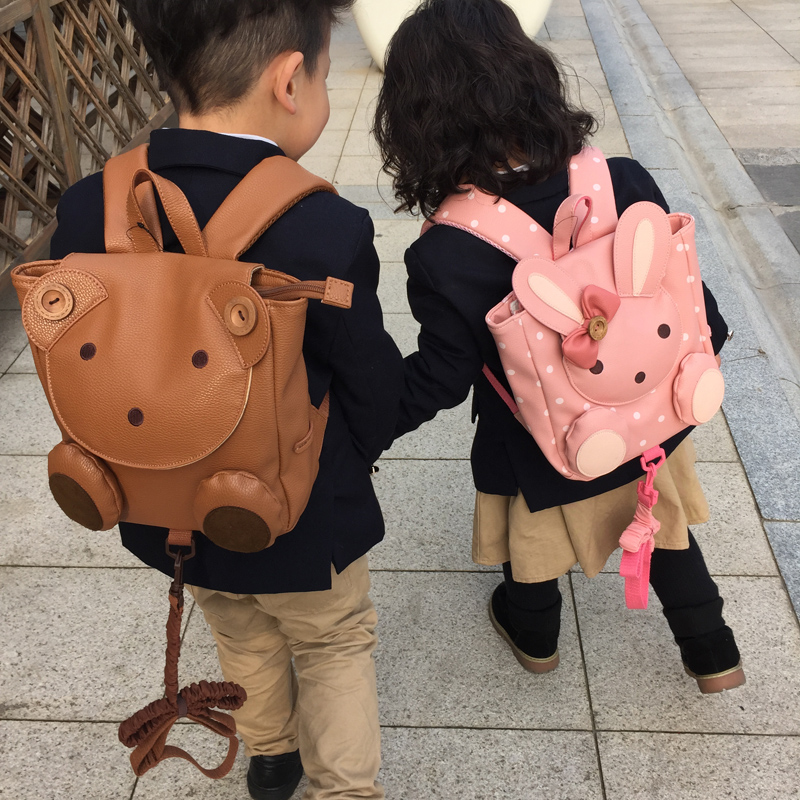 幼儿园书包1-3岁儿童小背包可爱男女宝宝双肩背包韩版带防走失包