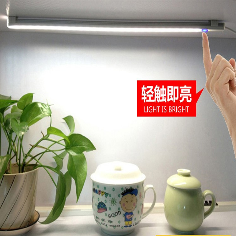 LED超薄触摸感应灯手扫橱柜感应灯衣柜灯厨房厨柜灯展台柜底灯条