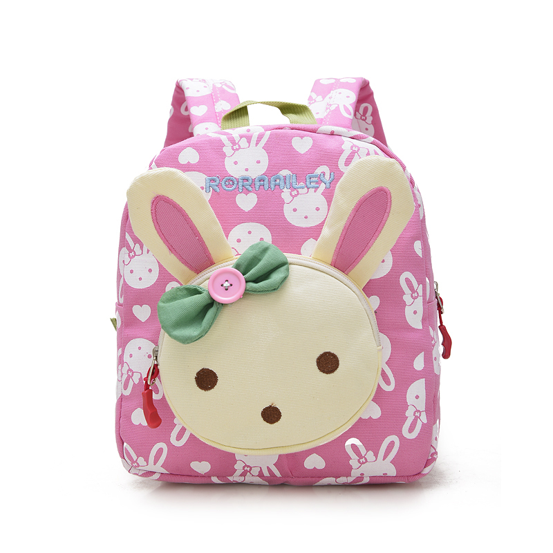 韩版幼儿园儿童书包男女童2-3-4岁小孩子包包宝宝可爱小兔子小熊