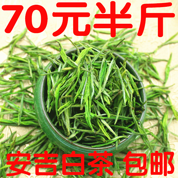 现货2016年新茶 安吉白茶茶农直销高山绿茶250克雨前珍稀白茶