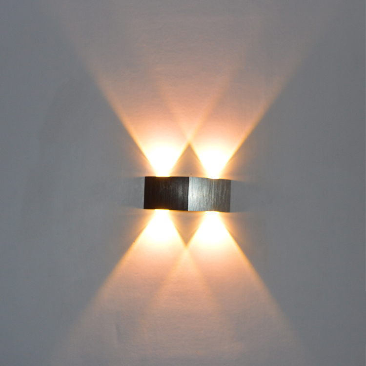 现代简约 铝材LED壁灯卧室床头灯 客厅背景灯 创意壁灯 过道灯