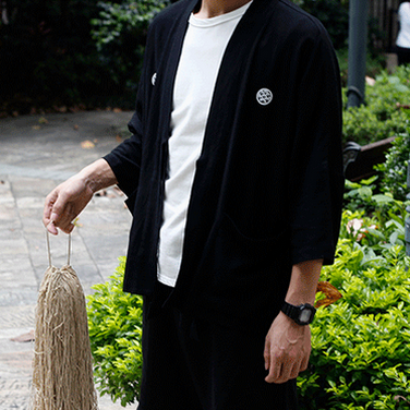 中国风夏季亚麻刺绣日本和服休闲文艺男装日式甚平居家和服男女款