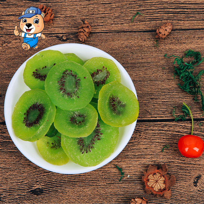 休闲零食特色小吃 猕猴桃干200g 奇异果干绿色水果干果脯蜜饯特产