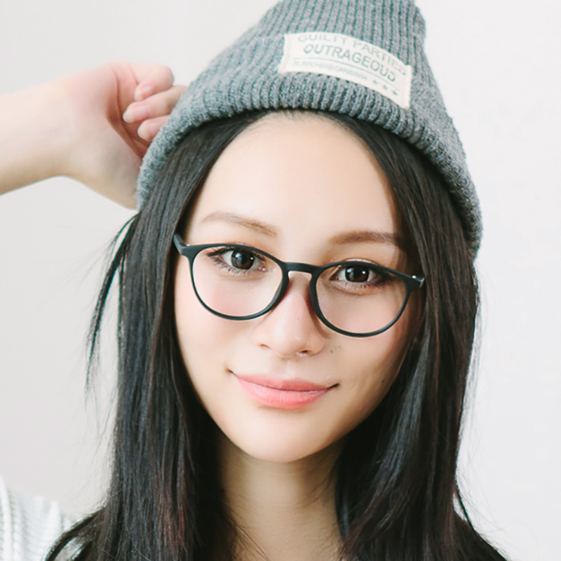 配丹阳眼镜超轻TR90近视眼镜女成品圆脸小脸韩版潮眼睛大框眼镜架