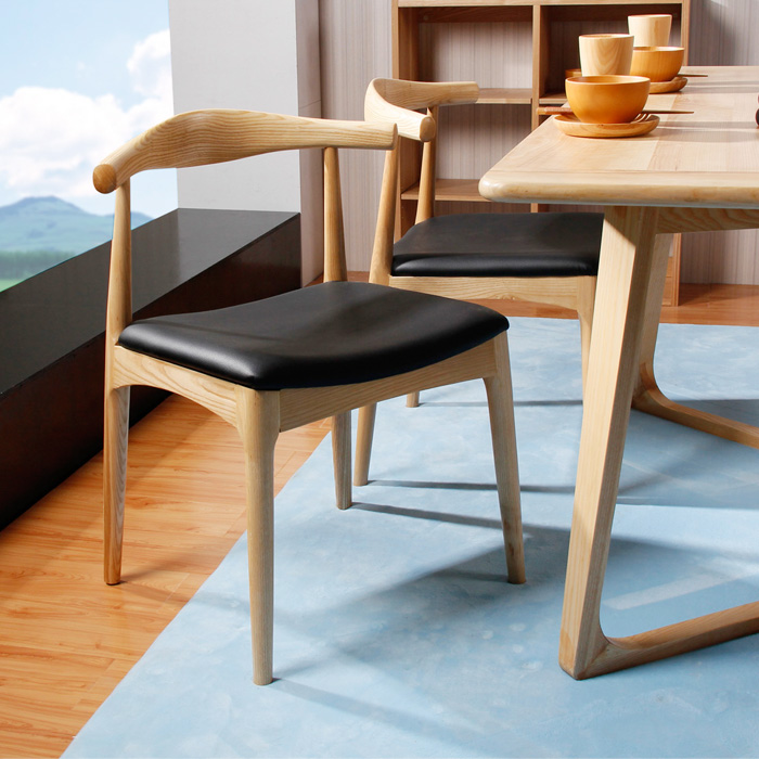 高档实木美式简约椅子复古电脑椅餐桌椅组合广岛椅总统椅北欧