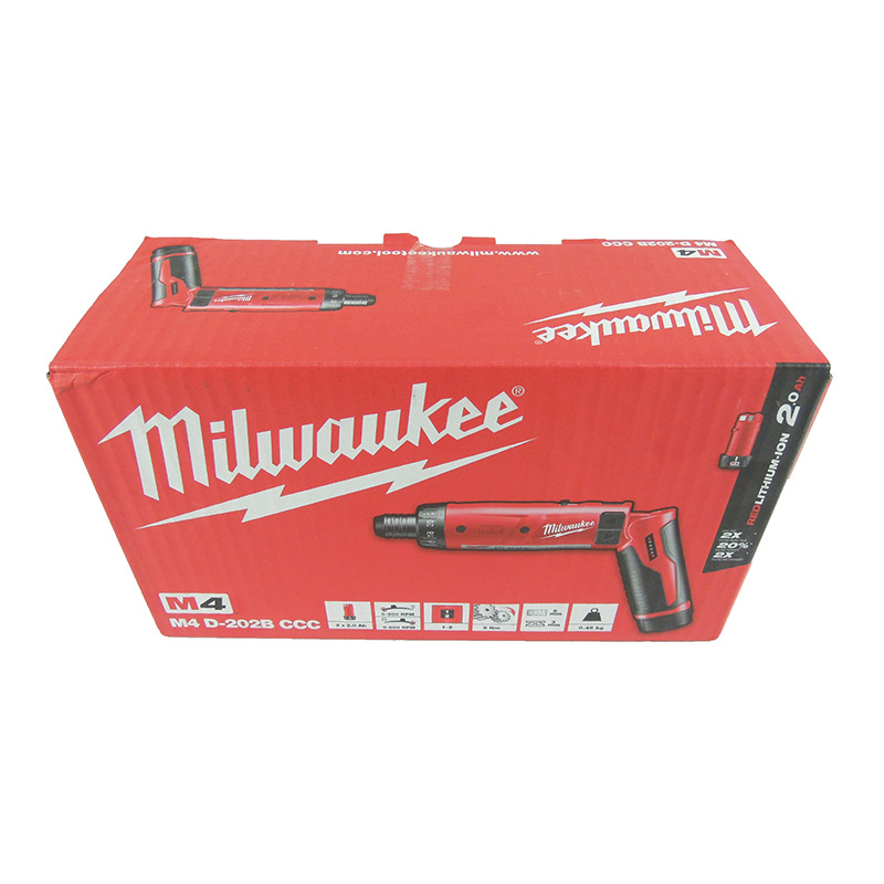正品Milwaukee米沃奇(4伏)锂电池充电式起子机M4D扳手