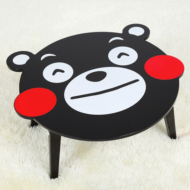 熊本熊KUMAMON黑熊笔记本电脑桌宿舍床上折叠桌懒人桌圣诞节礼物