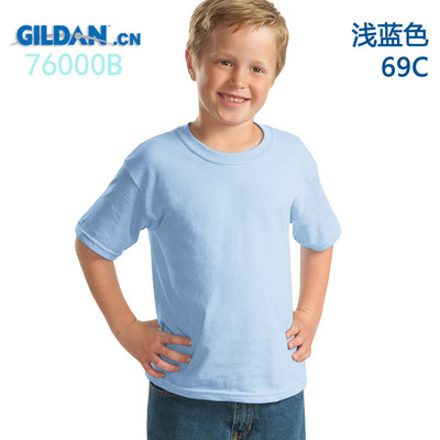 GILDAN杰丹儿童款全棉圆领短袖Tt恤
