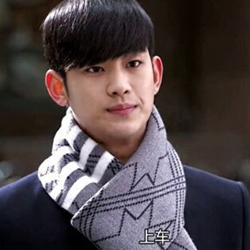 男士用年轻人秋冬天季针织毛线加厚围脖学生长款g韩版家的围巾
