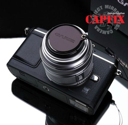 韩国Gariz 微单Pen-F  37mm/40.5mm镜头用 镜头盖保护贴 两色