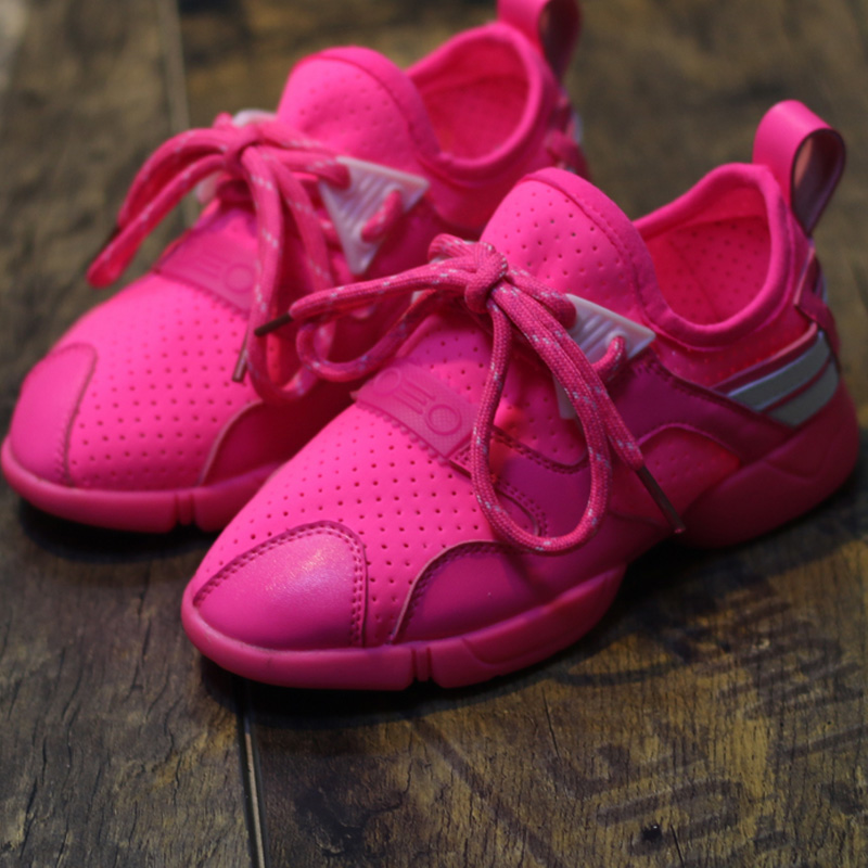 2016新款儿童运动鞋男女童跑步鞋轻便女童透气球鞋宝宝运动鞋