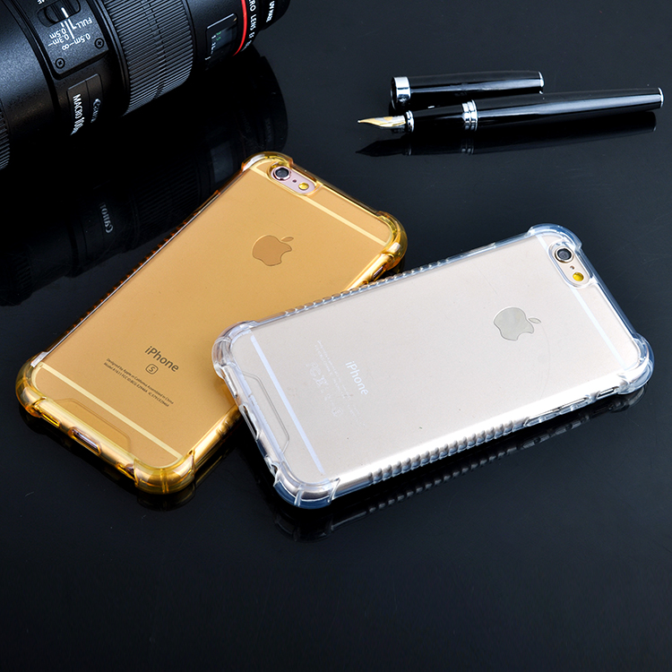 iphone6手机壳透明苹果6plus保护套6S硅胶气垫防摔软简约外壳全包