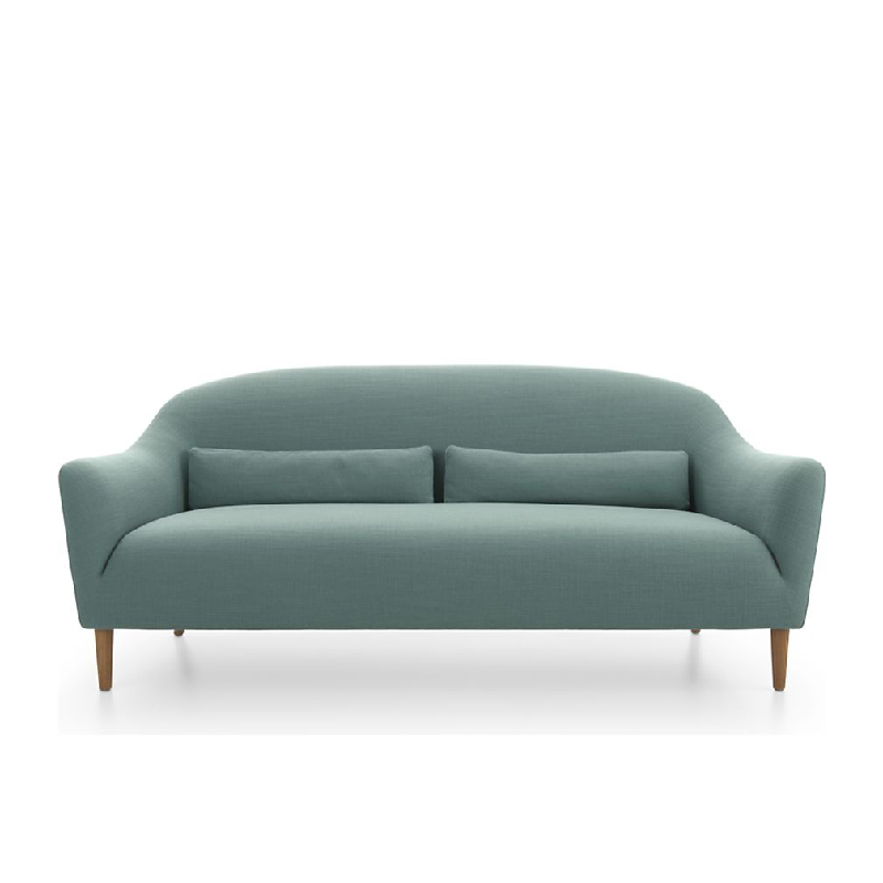 北欧设计款沙发创意二/三人布艺沙发时尚咖啡厅沙发餐厅休闲沙发