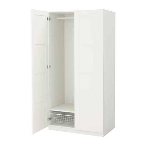 专业10年【莱维宜家国内代购】IKEA 帕克思 双门衣柜 白色