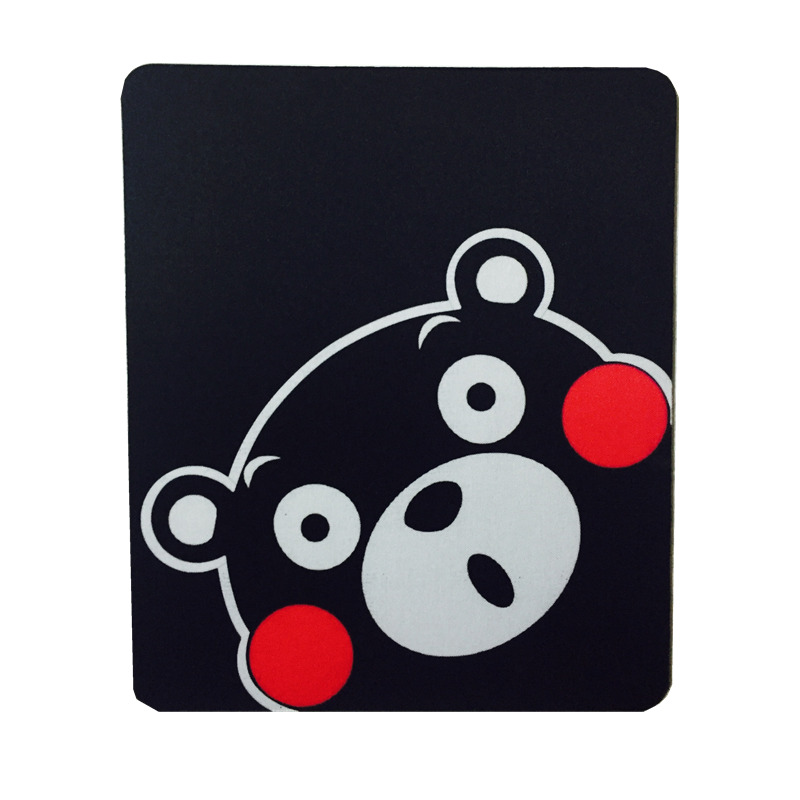 熊本熊部长可爱鼠标垫Kumamon卡通日本熊本县黑熊鼠标垫生日礼物