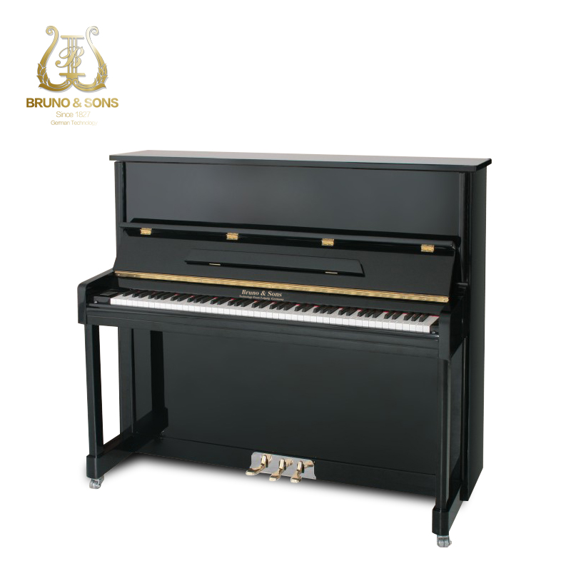 德国原装brnuo布鲁诺钢琴 全新家用钢琴 立式初学者成人R-UP125A1